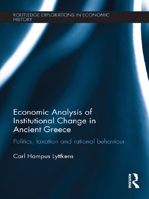 cover image of Economic Analysis of Institutional Change in Ancient Greece
